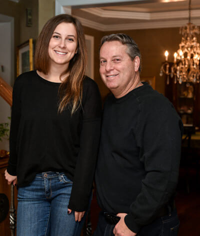 Dr Kelsey and Richard